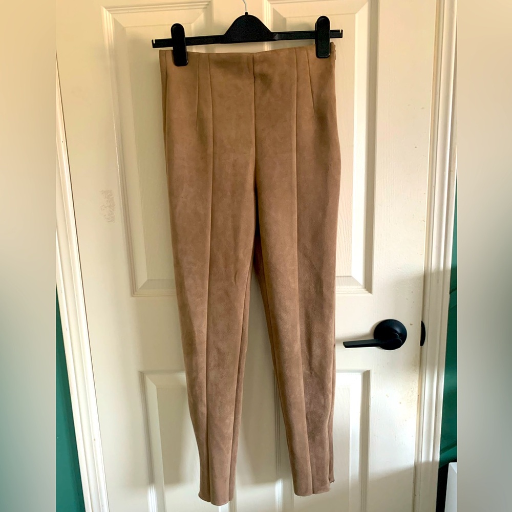 Zara suede trousers